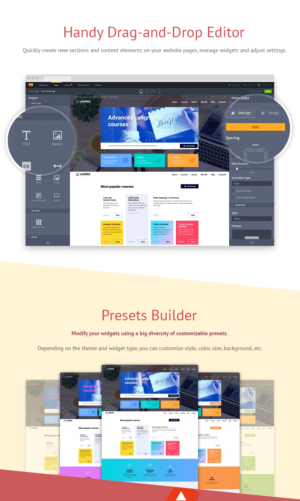 шаблон education moto cms 3