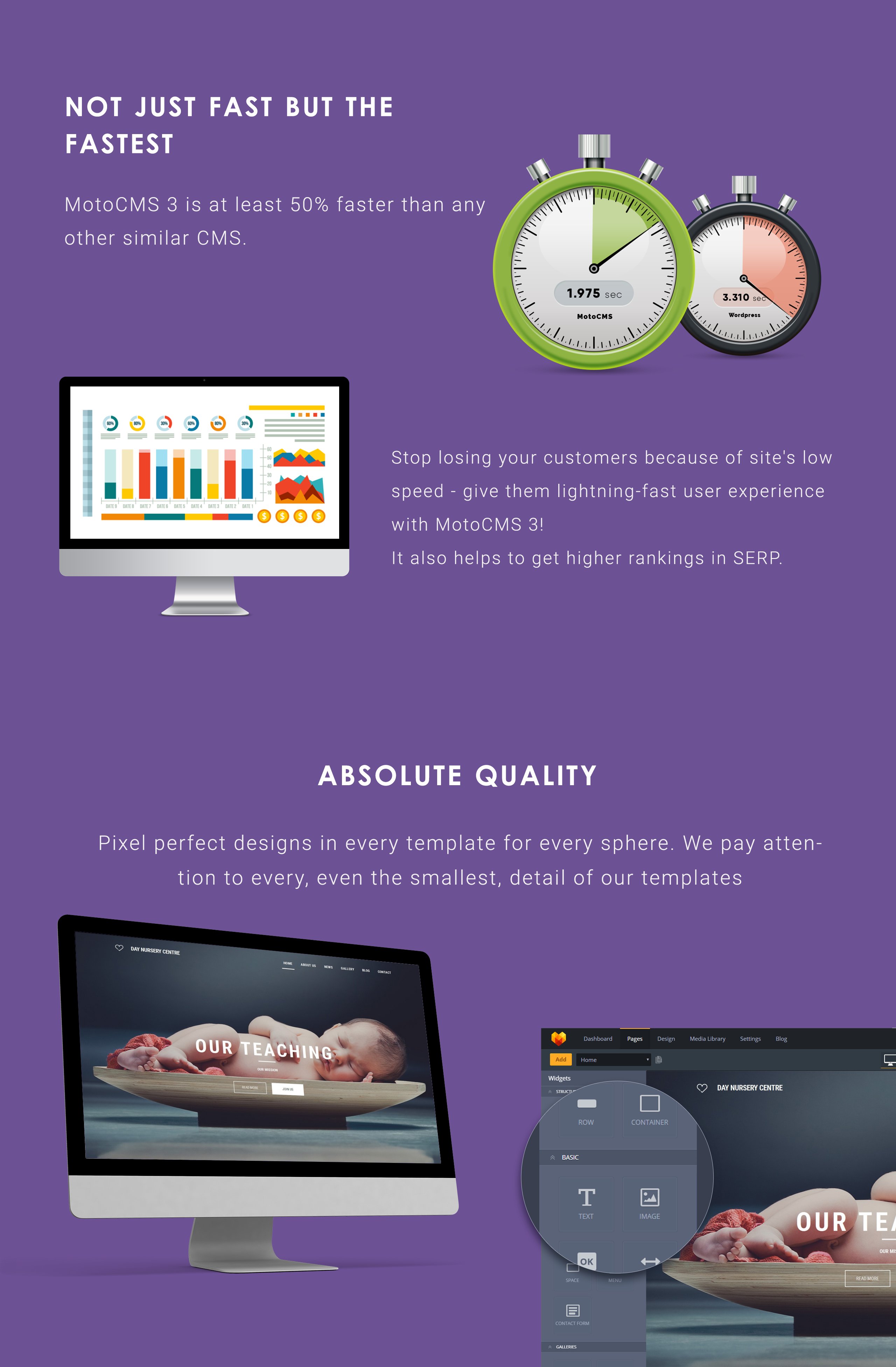 шаблон babysitter moto cms 3