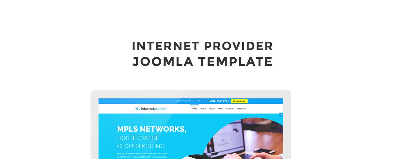 шаблон интернет-провайдера joomla