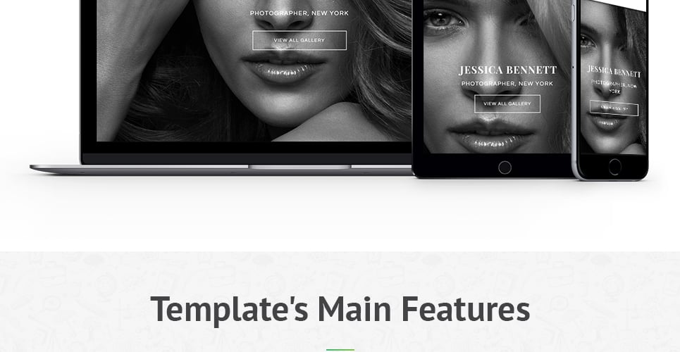 интенсивный фотограф портфолио шаблон сайта