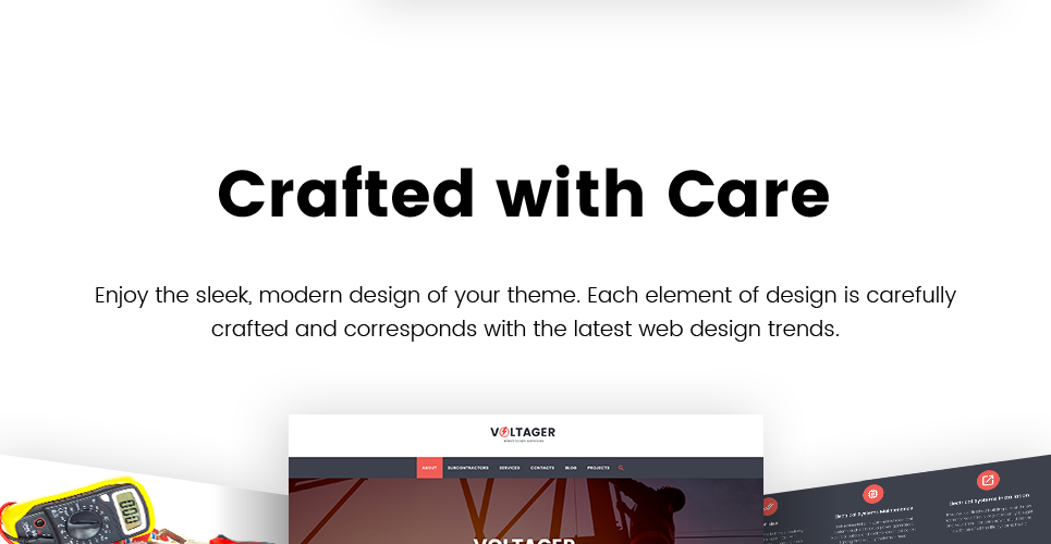 электричество и услуги электрика тема wordpress