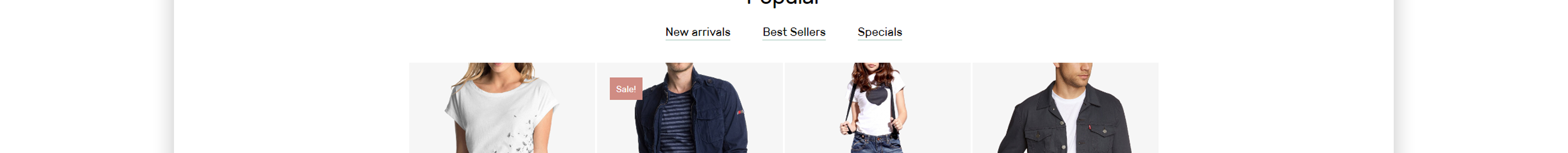 одежда отзывчивая тема prestashop