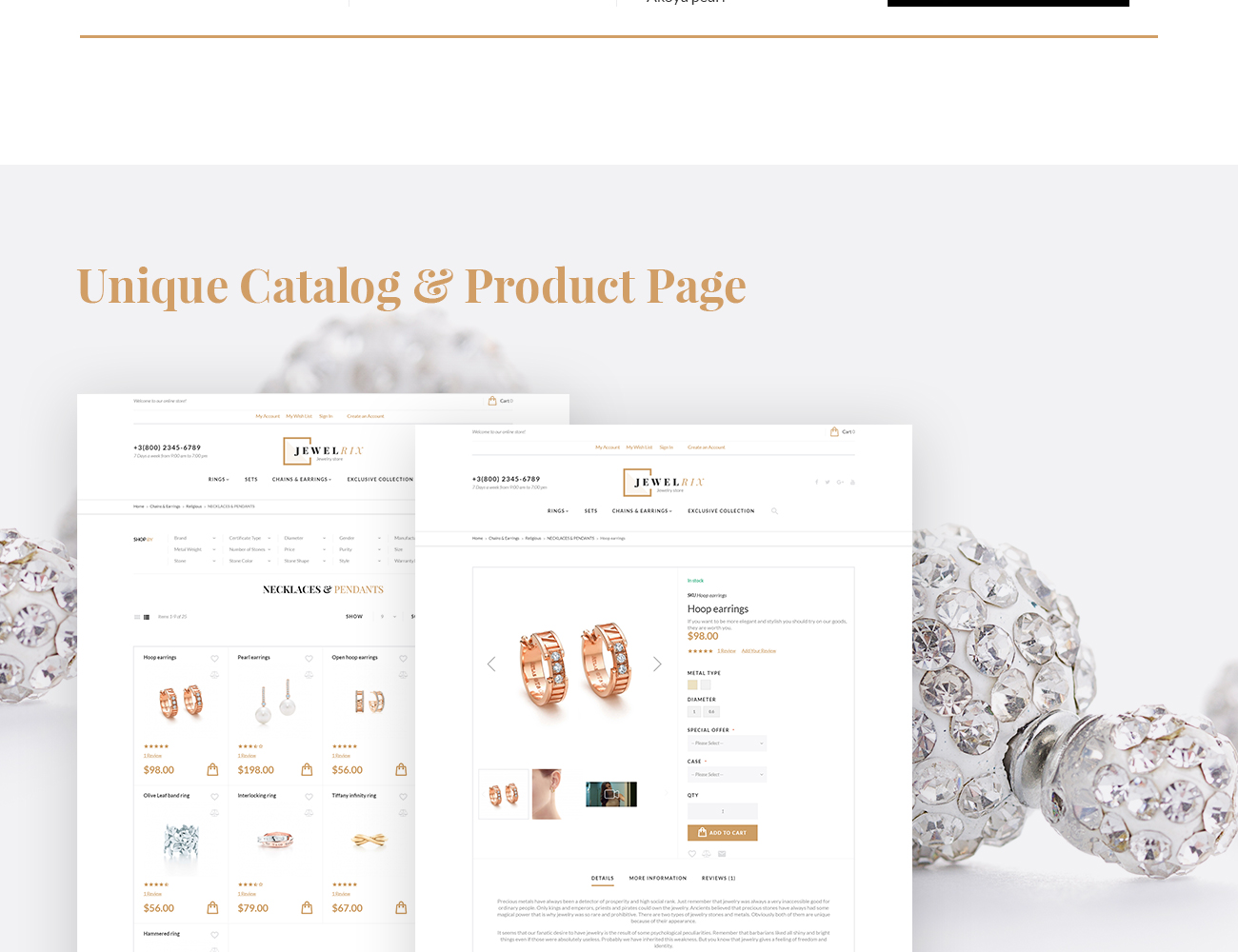 тема jewelrix magento