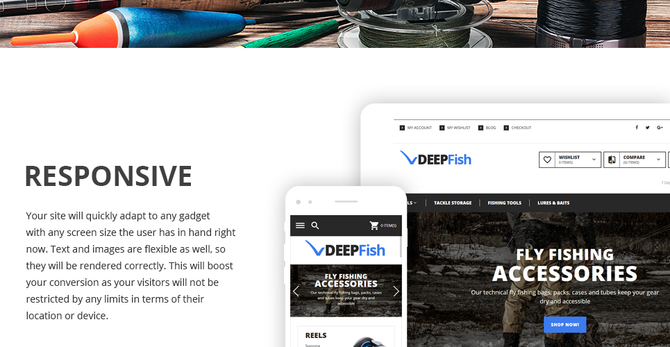 deepfish magento тема