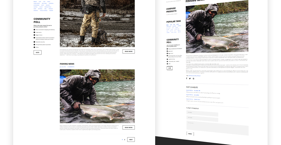 deepfish magento тема