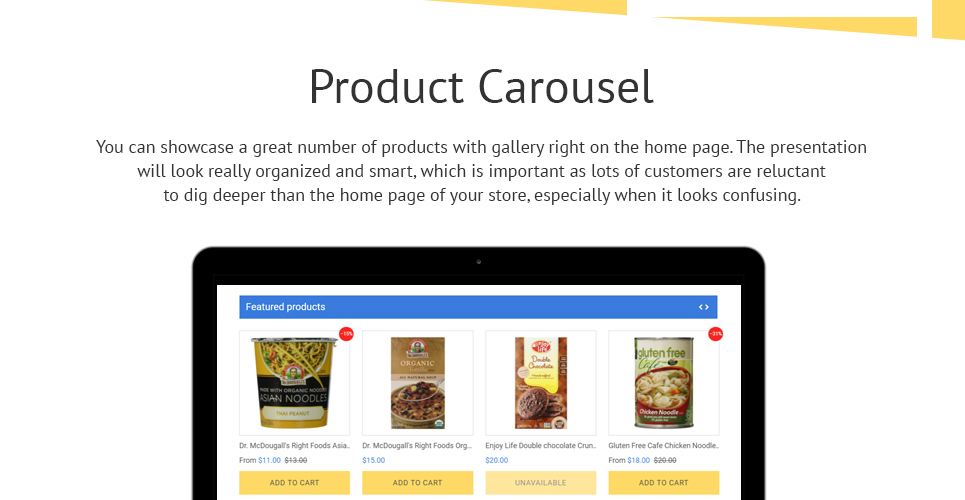 тема gourmania shopify