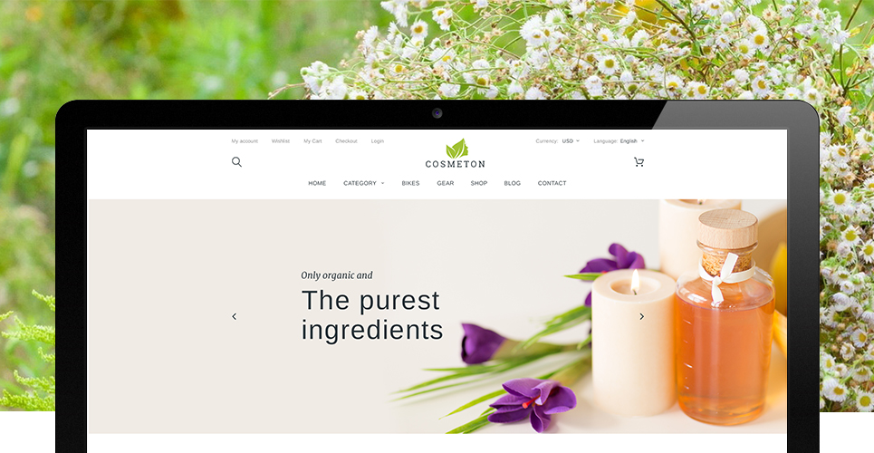 тема prestashop по уходу за кожей