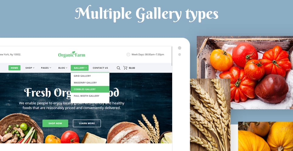 food & drink многостраничный креативный html bootstrap шаблон сайта
