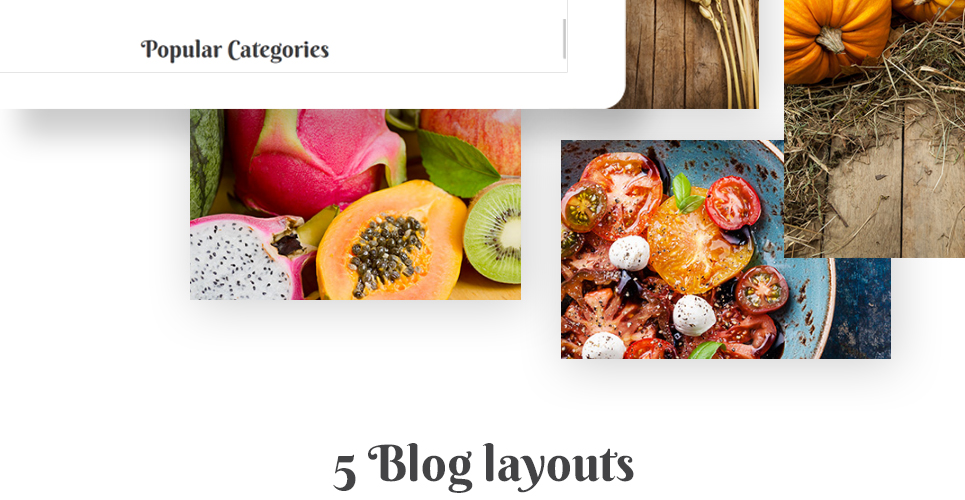 food & drink многостраничный креативный html bootstrap шаблон сайта
