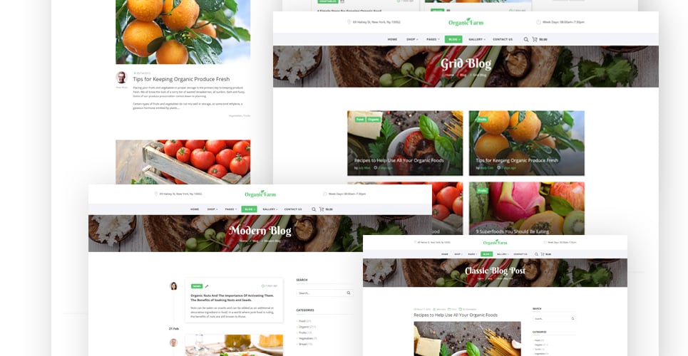 food & drink многостраничный креативный html bootstrap шаблон сайта