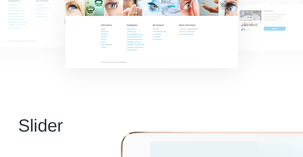 тема perfect vision prestashop