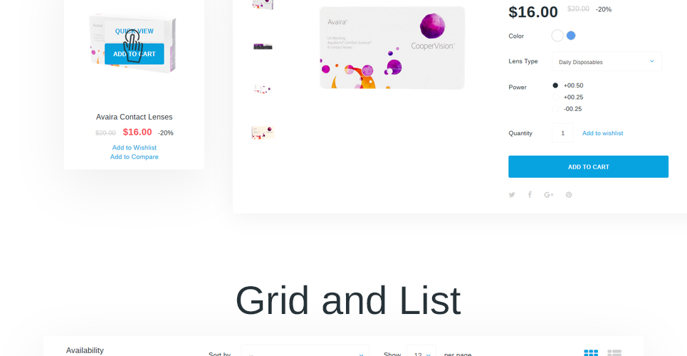 тема perfect vision prestashop