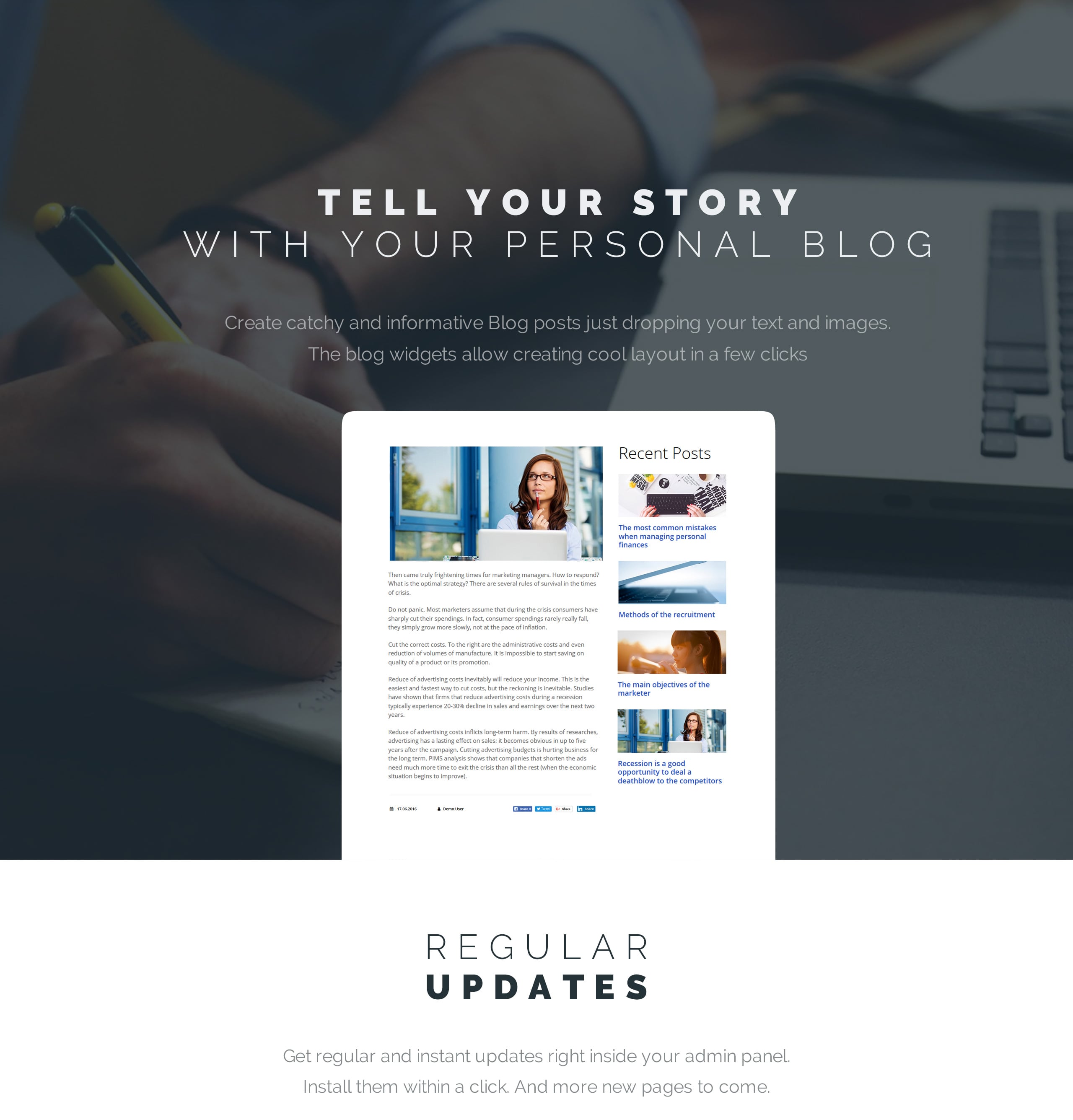 шаблон spectrum business moto cms 3