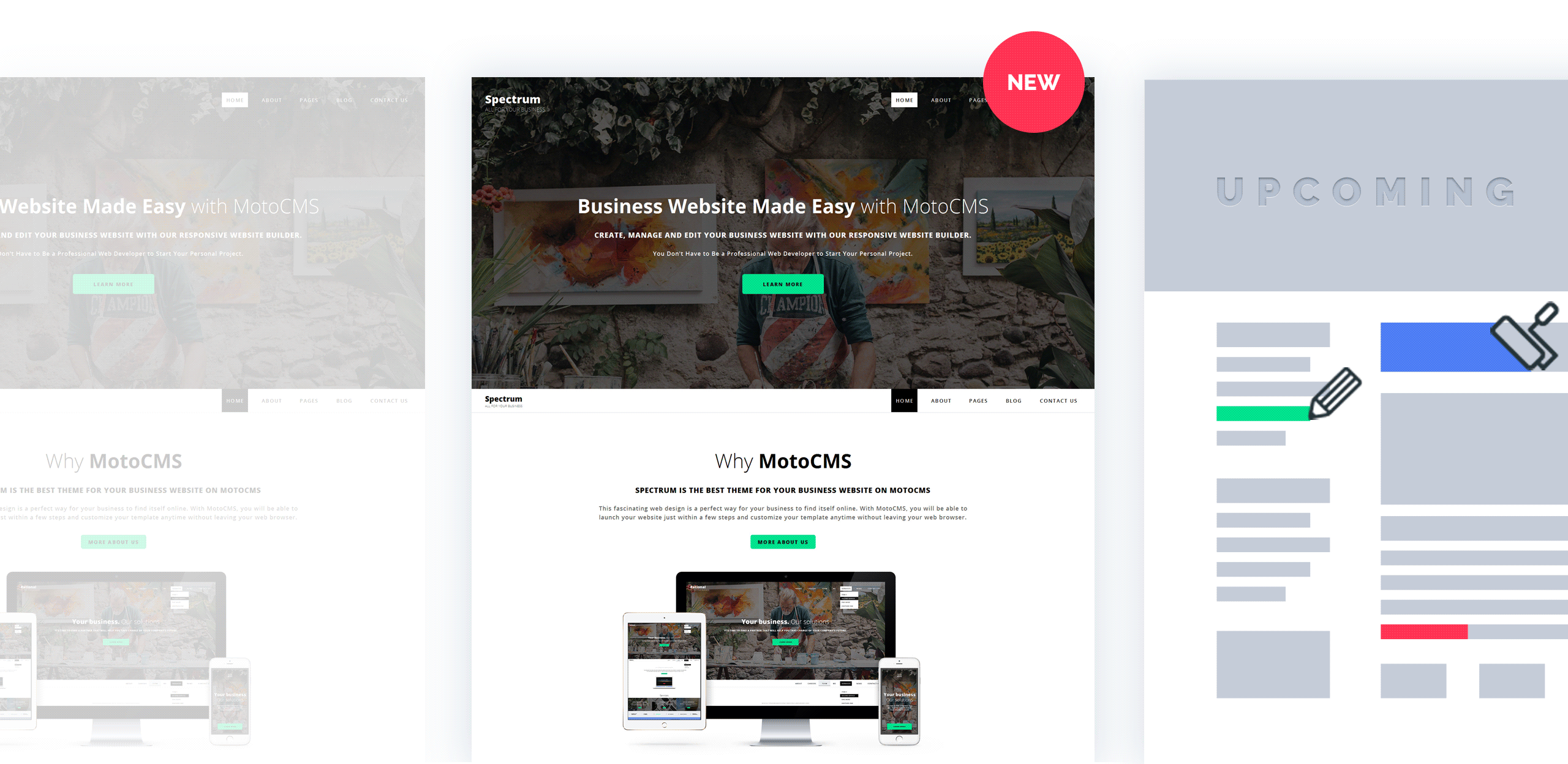 шаблон spectrum business moto cms 3
