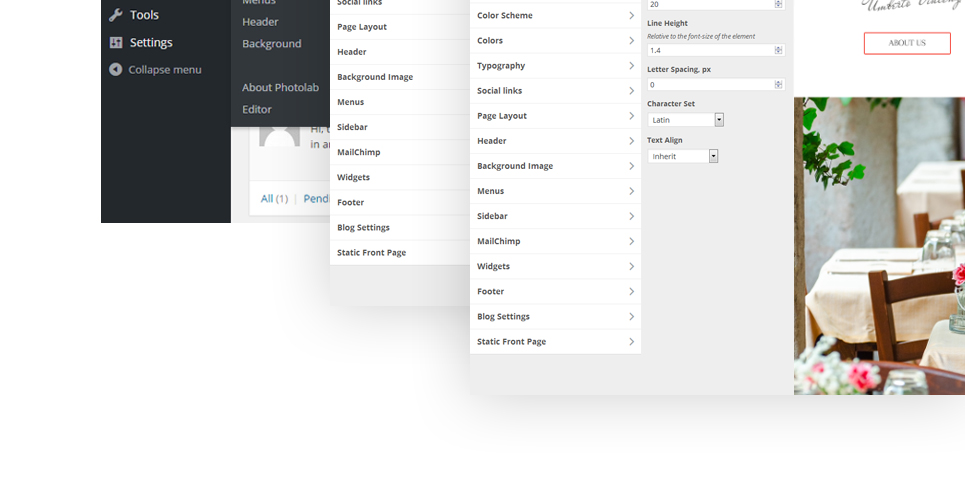 индийский ресторан отзывчивая тема wordpress