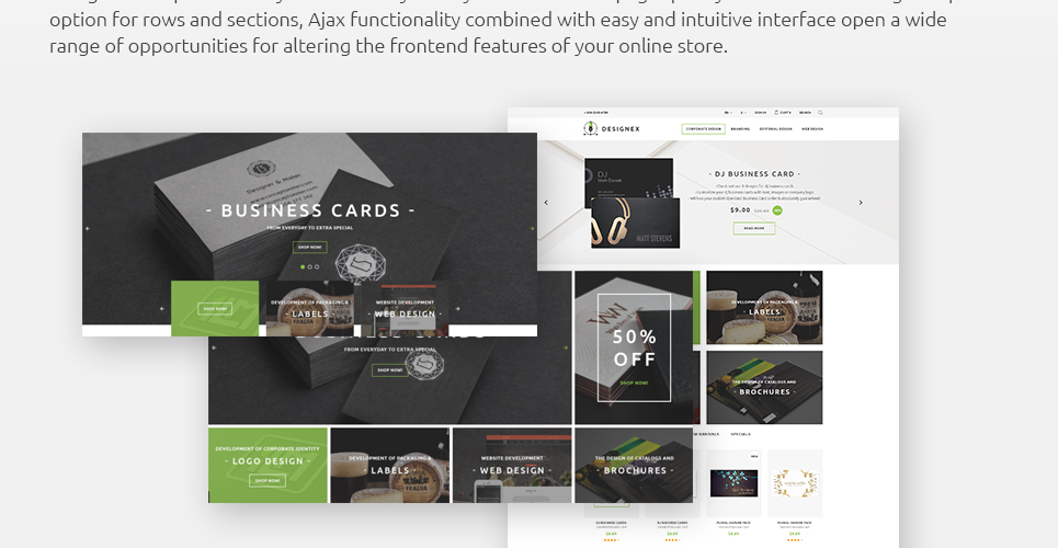 корпоративный дизайн тема prestashop