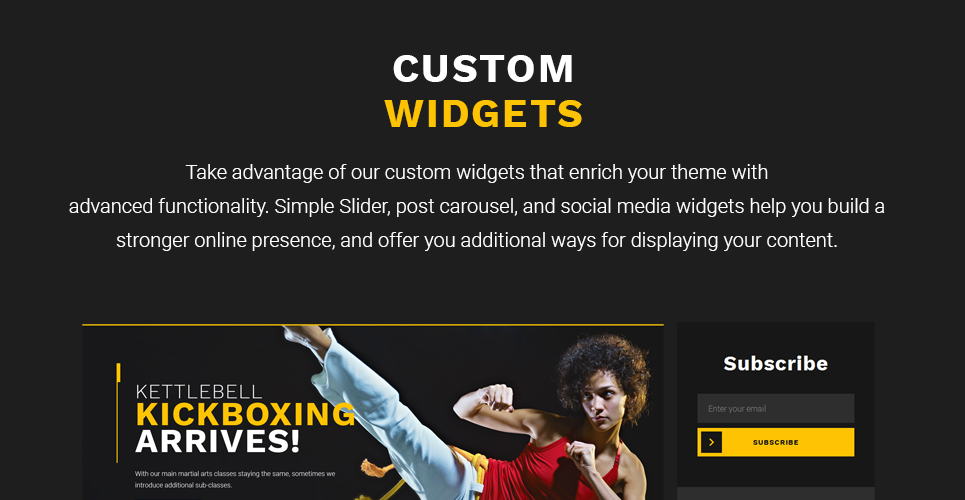 тема wordpress для боевых искусств