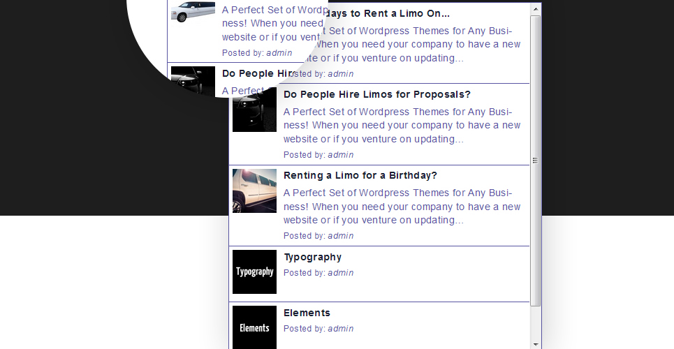прокат лимузинов wordpress theme