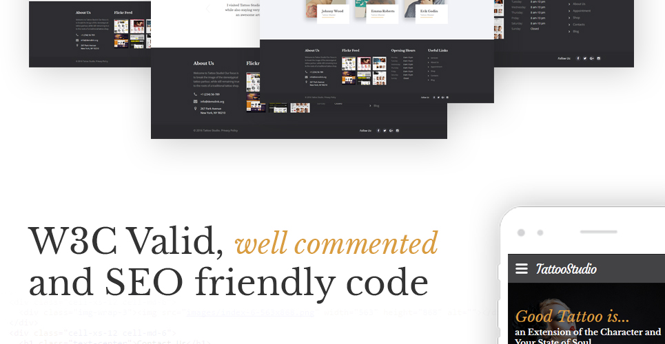 красота отзывчивый html шаблон сайта