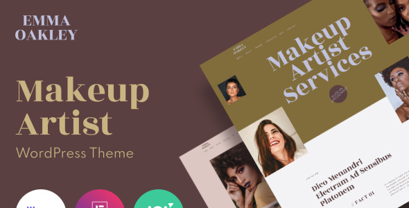 визажист wordpress тема