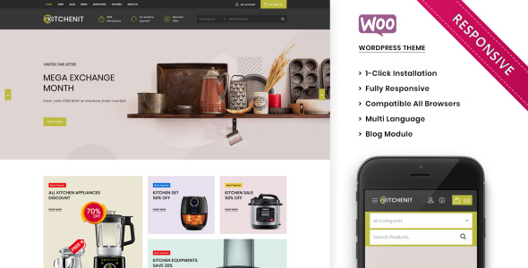 тема mega kitchen store premium woocommerce
