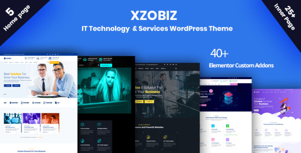 it технологии и услуги wordpress тема