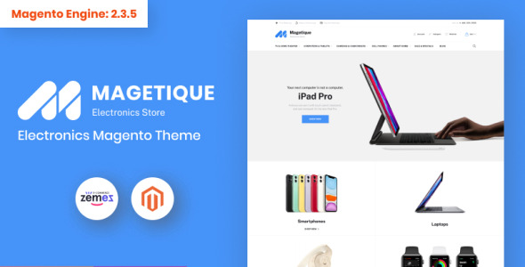 тема магазина электроники magento