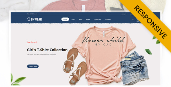 тема магазина футболок woocommerce