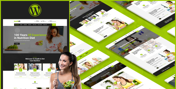 оздоровительный диетолог wordpress тема