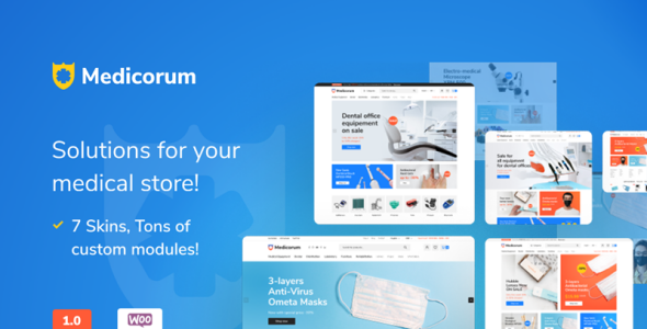 тема медицинского магазина woocommerce