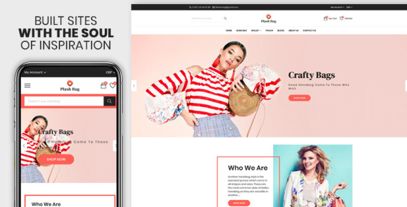 сумка и мода отзывчивая тема shopify