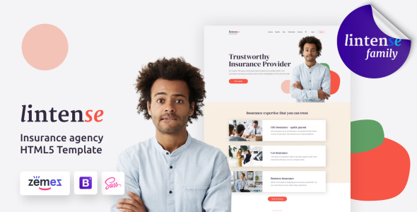 Creative HTML Landing Page Template