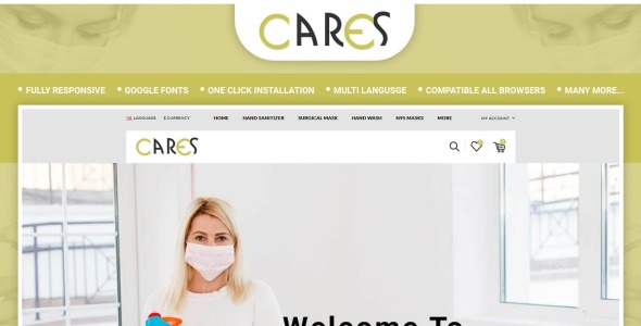 шаблон opencart магазина дезинфицирующих средств