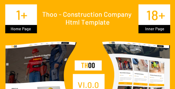 Construction Company Website Template