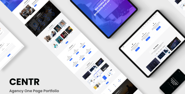 шаблон целевой страницы портфолио