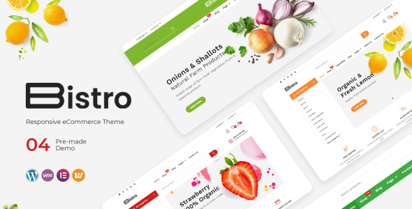 тема органической и пищевой woocommerce