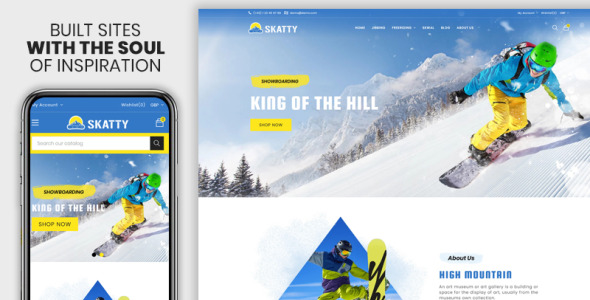 The Skateboard Responsive Premium Ecommerce Shopify Theme