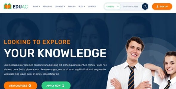 Education Website Template