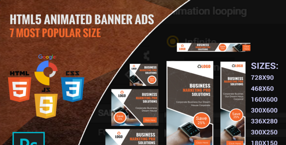 Animated Banner на тему аукцион