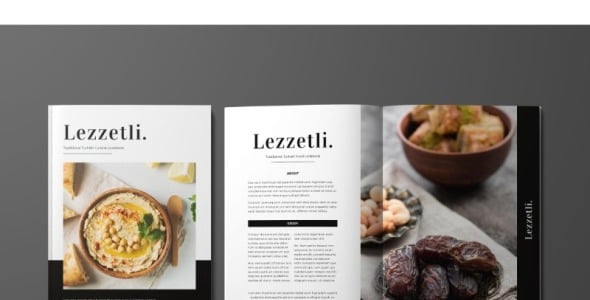 Magazine Template на тему графика