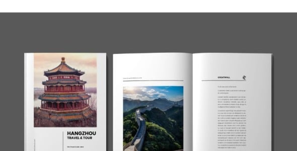 Magazine Template на тему графика