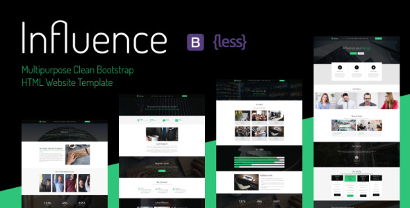 Multipurpose Clean Bootstrap HTML Website Template