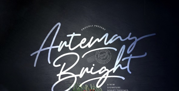 Шрифт на тему графика
