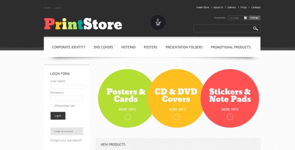 шаблон print store virtuemart