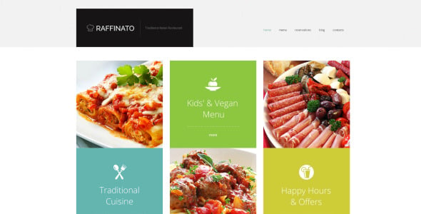 модный ресторан wordpress тема