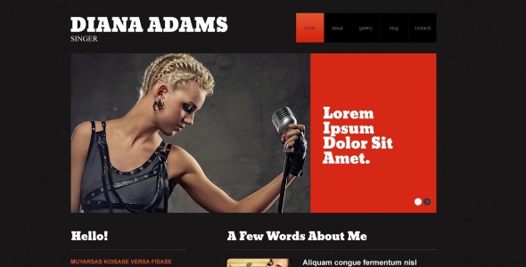 музыка отзывчивая тема wordpress