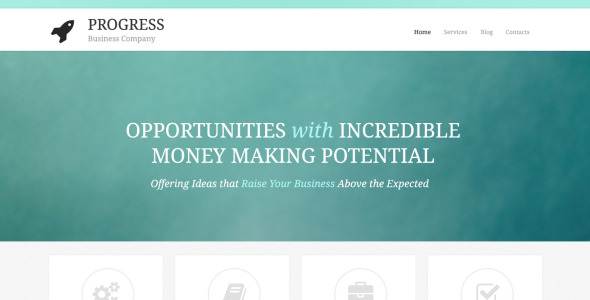 build grow startup wordpress theme