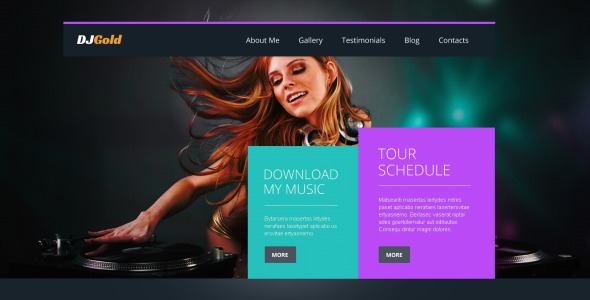 музыка отзывчивая тема wordpress