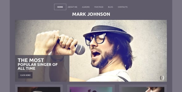 музыка отзывчивая тема wordpress