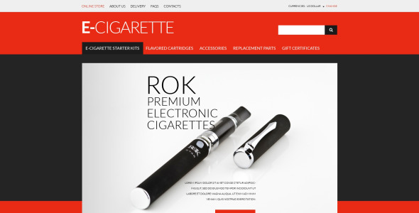 ecigs vaping поставляет шаблон virtuemart